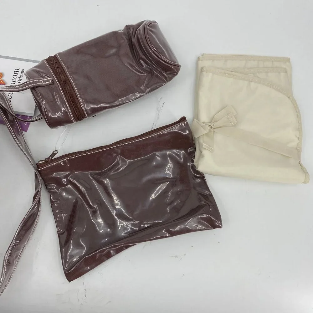 Kalencom New Orleans Brown Magnetic Tote Baby Bag | NWT